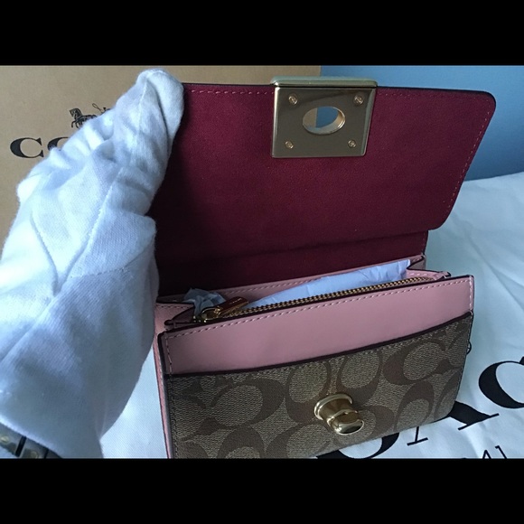 COACH Cassidy Turnlock Wallet Leather. - Picture 3 of 8